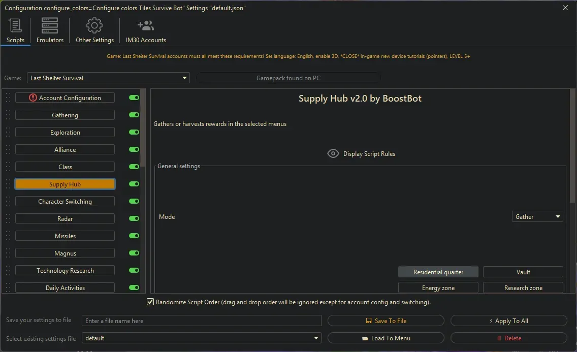 Last Shelter Survival Bot - Supply Hub